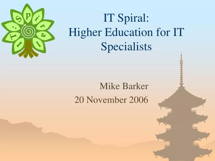 it spiral higher education for it specialists