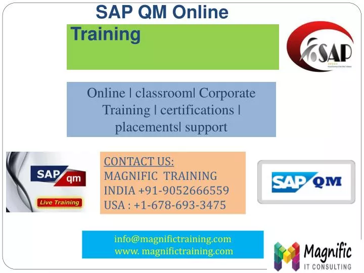 sap qm online training