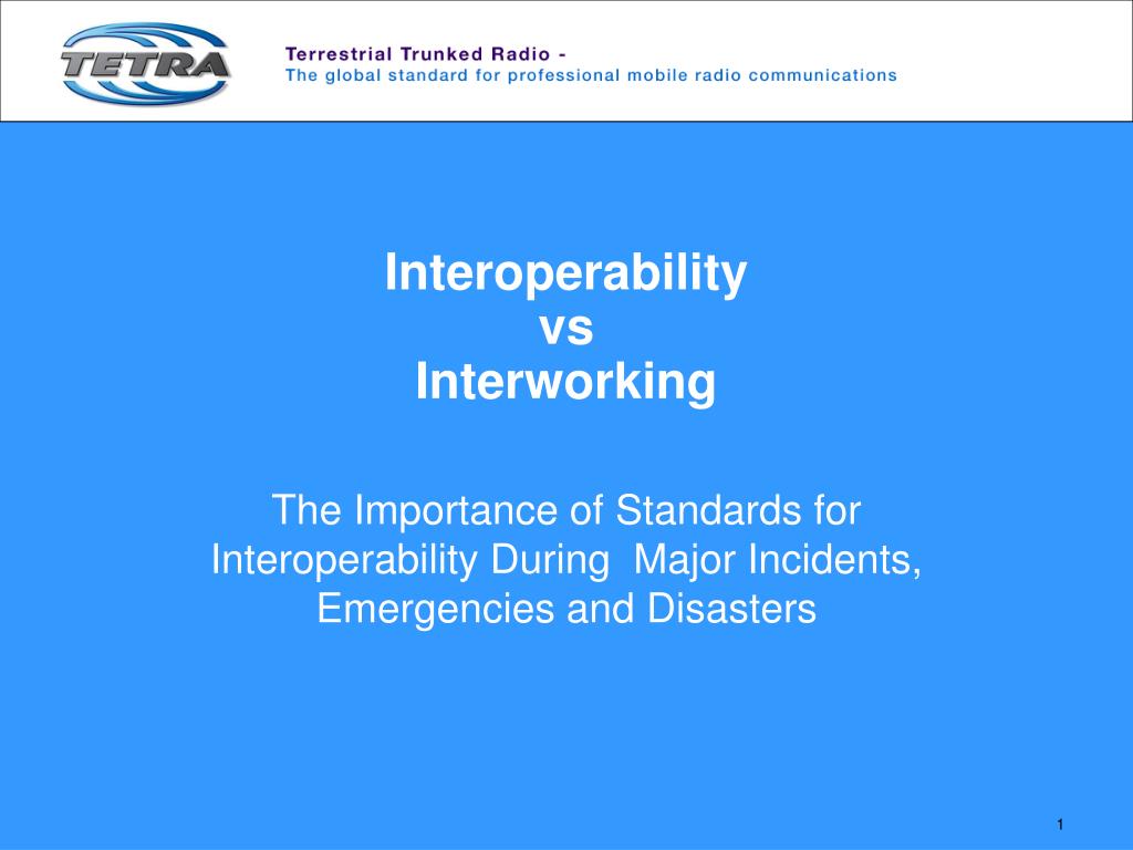 PPT - Interoperability vs Interworking PowerPoint Presentation, free ...