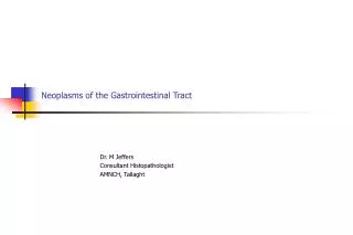 Neoplasms of the Gastrointestinal Tract