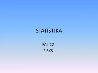 statistika