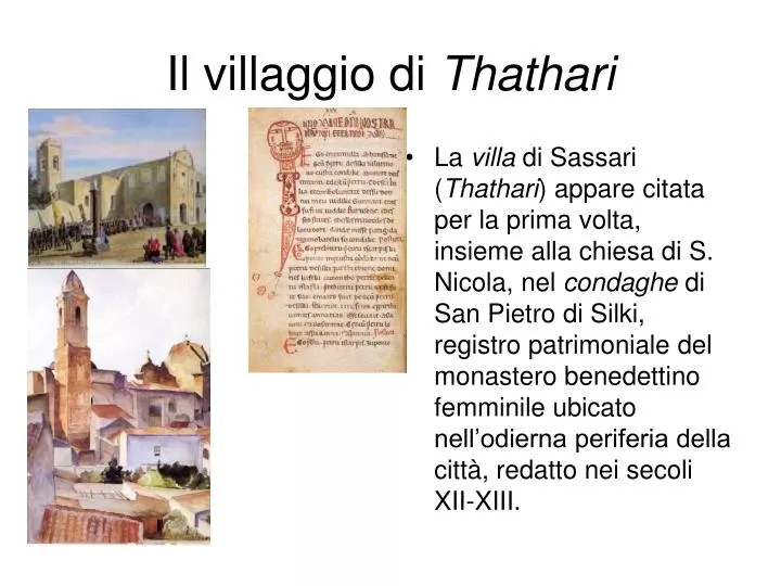 il villaggio di thathari