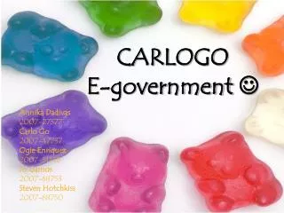 CARLOGO E-government ?