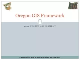 Oregon GIS Framework