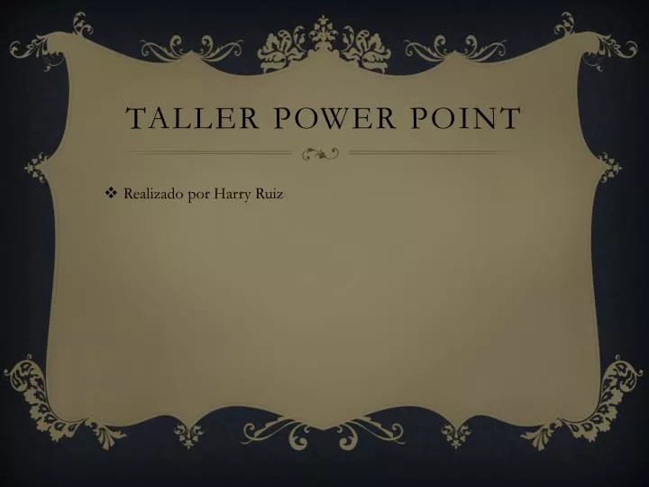 taller power point