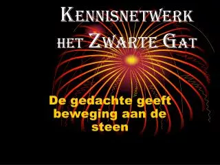 k ennisnetwerk het z warte g at