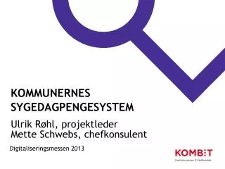 kommunernes sygedagpengesystem