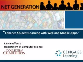 &quot; Enhance Student Learning with Web and Mobile Apps.&quot;