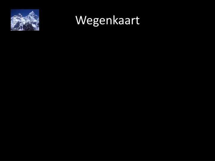 wegenkaart