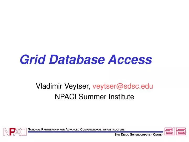 grid database access
