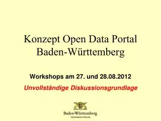 konzept open data portal baden w rttemberg
