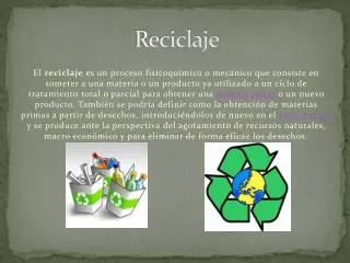 reciclaje