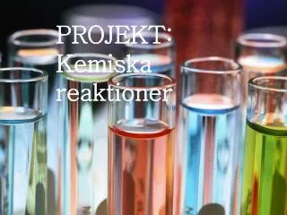 kemiska reaktioner