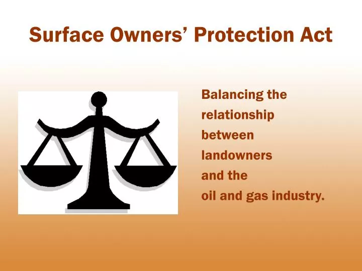 surface owners protection act