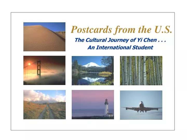 postcards from the u s