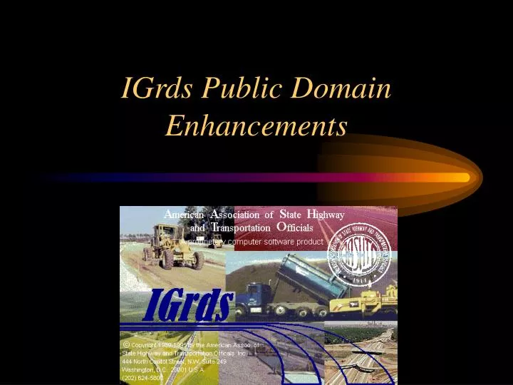 igrds public domain enhancements