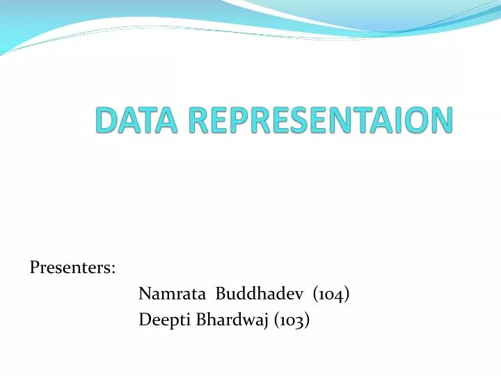 data representaion