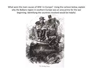 Cartoon Essay AmStds WW I