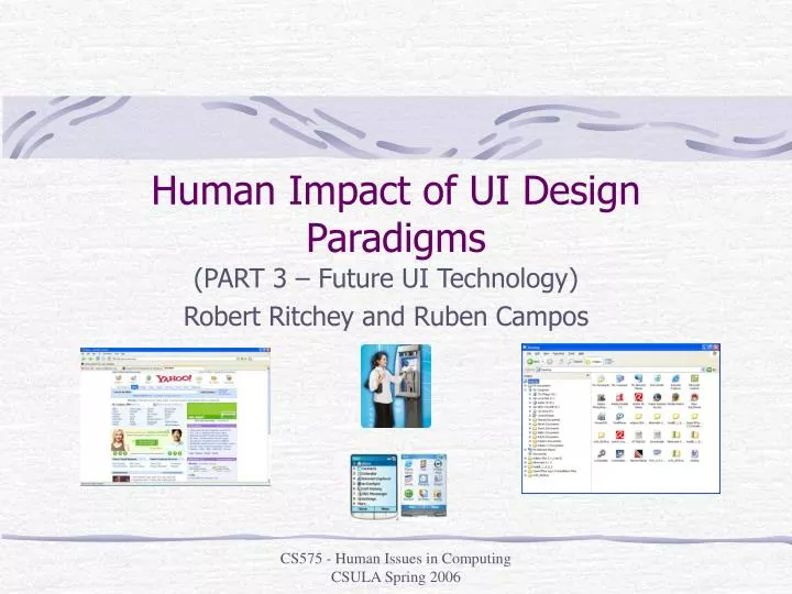 human impact of ui design paradigms