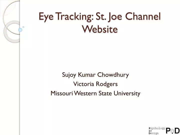 eye tracking st joe channel website