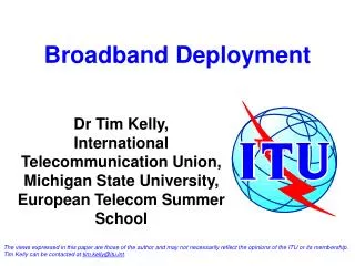 Broadband Deployment