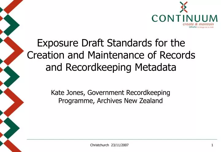 kate jones government recordkeeping programme archives new zealand