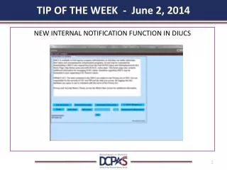 TIP OF THE WEEK - June 2, 2014