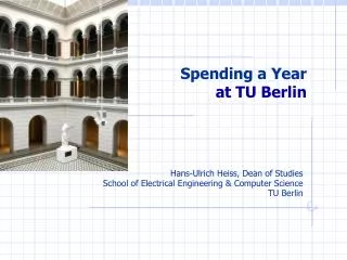 Spending a Year at TU Berlin