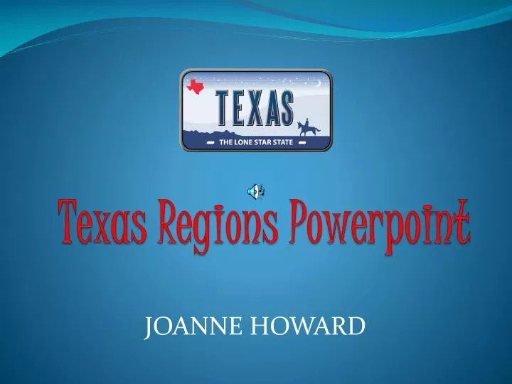 texas regions powerpoint