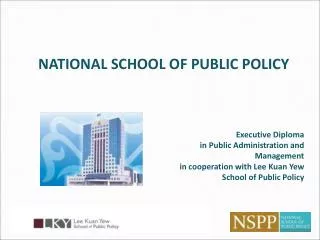 Executive Diploma in Public Administration and Management
