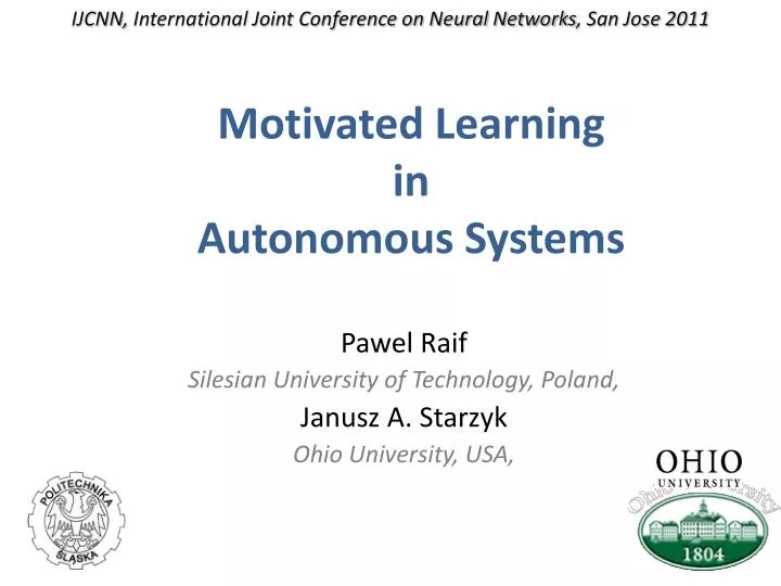 ijcnn international joint conference on neural networks san jose 2011