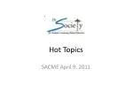 Hot Topics - slide 1