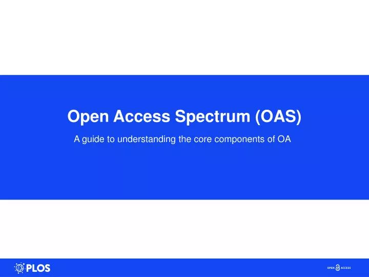 open access spectrum oas