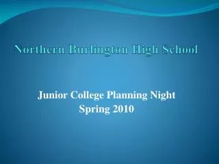 Northern Burlington High School