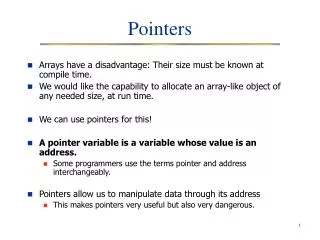 Pointers