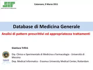 Database di Medicina Generale