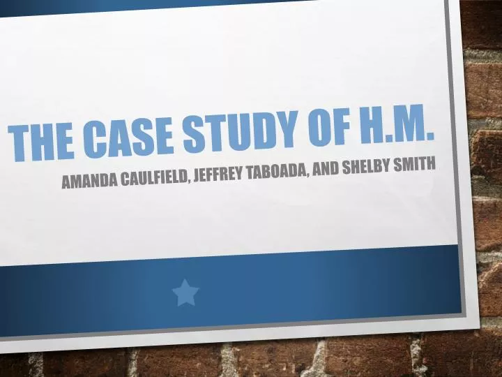 the case study of h m