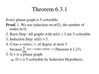 Theorem 6.3.1