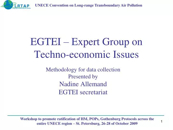 egtei expert group on techno economic issues
