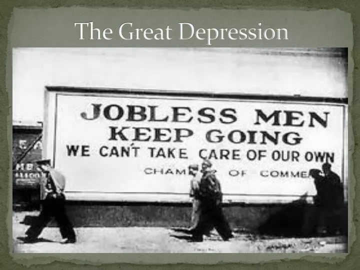 the great depression