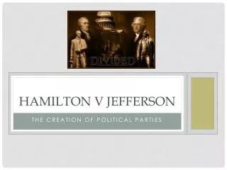 Hamilton v Jefferson