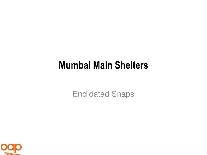 mumbai main shelters
