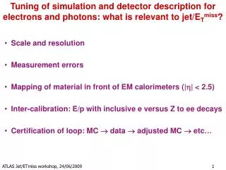 Scale and resolution Measurement errors