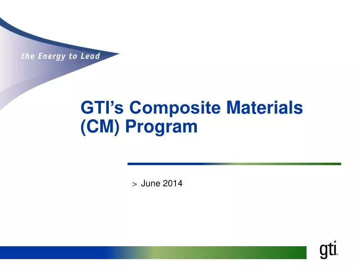 gti s composite materials cm program