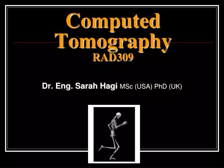 computed tomography rad309