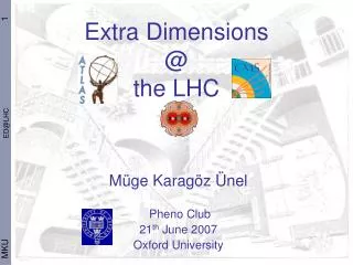 Extra Dimensions @ the LHC