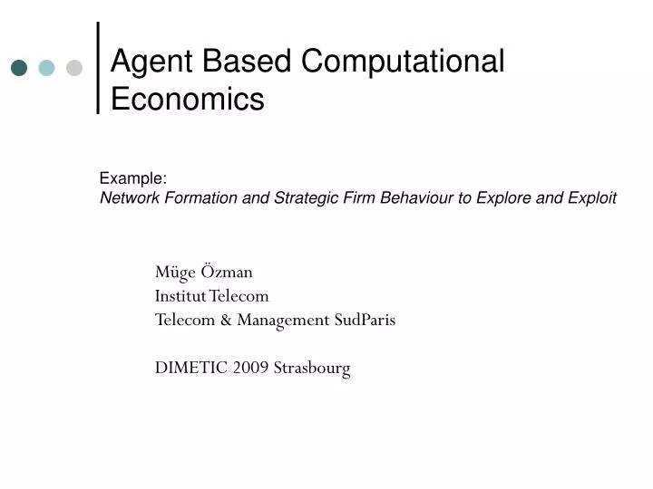 example network formation and strategic firm behaviour to explore and exploit