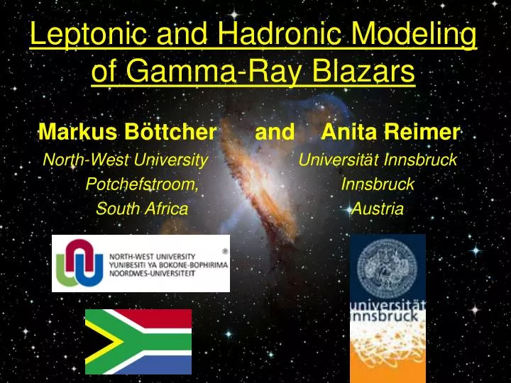 leptonic and hadronic modeling of gamma ray blazars