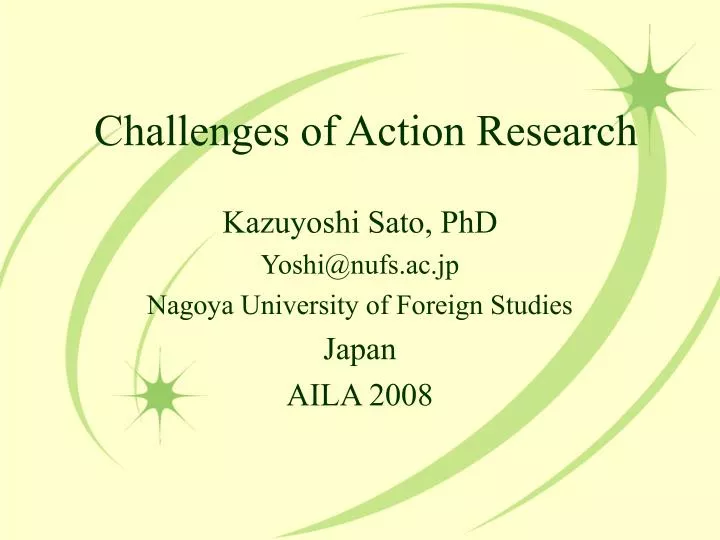 challenges of action research