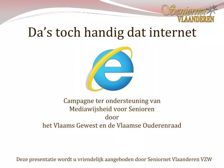 da s toch handig dat internet